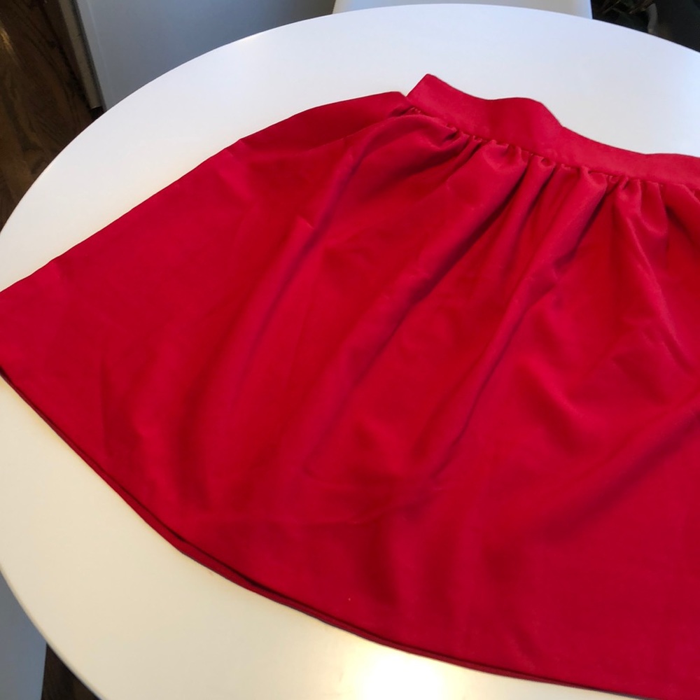 Vintage Red High Waited Skirt